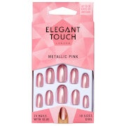 Uñas de color de Elegant Touch - Metallic Pink