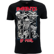 T-Shirt Homme Bandit Crosshatch - Noir - M - Noir