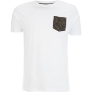 T-Shirt Homme Poche Pulp Camo Brave Soul - Blanc - S - Blanc