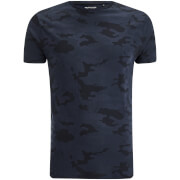 Brave Soul Mens Disguise Camo T Shirt Navy S brave soul kopen in de aanbieding