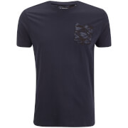 T-Shirt Homme Poche Pulp Camo Brave Soul - Bleu Marine - S - Navy