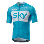 Castelli Team Sky Aero Race 52 Jersey Blue L castelli kopen in de aanbieding