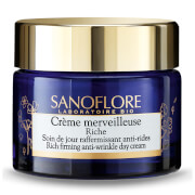 Soin de Jour Raffermissant Anti-Rides Crème Merveilleuse Riche Sanoflore 50 ml