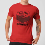 Beershield Beer Pong Champion T Shirt Red M beershield kopen in de aanbieding