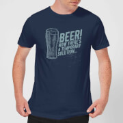 Beershield Beer Temporary Solution T Shirt Navy M beershield kopen in de aanbieding Beershield Beer Temporary Solution T Shirt Navy M beershield kopen in de aanbieding