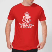 Royal Wedding 2018 Keep Calm Coming T Shirt Red Xl royal wedding 2018 kopen in de aanbieding