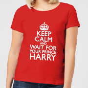 Royal Wedding 2018 Keep Calm Wait Womens T Shirt Red S royal wedding 2018 kopen in de aanbieding