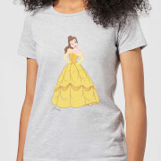 Disney Princess Belle Classic Womens T Shirt Grey Xxl disney kopen in de aanbieding