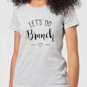 By Iwoot Lets Do Brunch Womens T Shirt Grey S by iwoot kopen in de aanbieding
