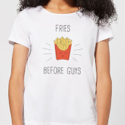 By Iwoot Fries Before Guys Womens T Shirt White Xxl by iwoot kopen in de aanbieding