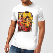 DC Comics Herren DC Comics Batman Dream Team Punch T-Shirt | Weiß | XS | Weiß