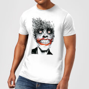 Dc Comics Batman Joker Face Of Bats T Shirt White S dc kopen in de aanbieding