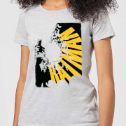 Dc Comics Batman Bat Spread Womens T Shirt Grey Xl dc comics kopen in de aanbieding