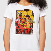 Dc Comics Batman Dream Team Punch Womens T Shirt White Xxl dc comics kopen in de aanbieding