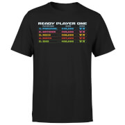Image of Ready Player One 8 Bit Scoreboard T-Shirt - Black - S - Black
