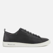 Image of PS Paul Smith Men's Miyata Leather Low Top Trainers - Black - UK 7 - Black