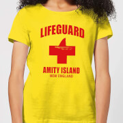 Jaws Amity Island Lifeguard Womens T Shirt Yellow Xl jaws kopen in de aanbieding