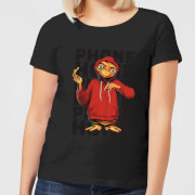 Et Phone Home Stylised Womens T Shirt Black Xl et the extraterrestrial kopen in de aanbieding