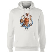 Et Painted Portrait Hoodie White S et the extraterrestrial kopen in de aanbieding