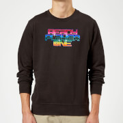 Ready Player One Rainbow Logo Sweatshirt Black S ready player one kopen in de aanbieding