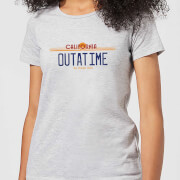 Back To The Future Outatime Plate Womens T Shirt Grey L back to the future kopen in de aanbieding Back To The Future Outatime Plate Womens T Shirt Grey L back to the future kopen in de aanbieding
