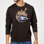 Back To The Future Clockwork Sweatshirt Black M back to the future kopen in de aanbieding