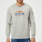 Back To The Future Outatime Plate Sweatshirt Grey 4Xl back to the future kopen in de aanbieding