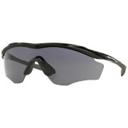 Oakley M2 XL Frame Road Sunglasses - Polished Black/Grey