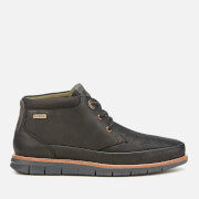 Image of Barbour Men's Nelson Nubuck 3-Eye Chukka Boots - Black - UK 7