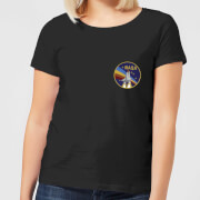 Image of NASA Vintage Rainbow Shuttle Women's T-Shirt - Black - S - Black