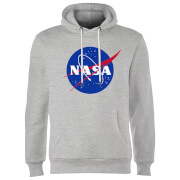 Nasa Logo Insignia Hoodie Grey S nasa kopen in de aanbieding