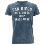 Threadbare Mens Trademark T Shirt Denim M Blue threadbare kopen in de aanbieding Threadbare Mens Trademark T Shirt Denim M Blue threadbare kopen in de aanbieding