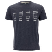 Threadbare Mens Coffee T Shirt Navy Marl M Blue threadbare kopen in de aanbieding Threadbare Mens Coffee T Shirt Navy Marl M Blue threadbare kopen in de aanbieding