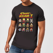 T-Shirt Homme Personnages 2 Pixels Street Fighter - Noir - XS - Noir