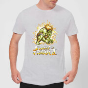 T-Shirt Homme Blanka 16-bit Street Fighter - Gris - XS - Gris