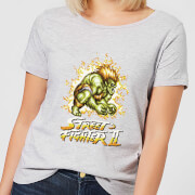 Street Fighter Blanka 16 Bit Womens T Shirt Grey M street fighter kopen in de aanbieding Street Fighter Blanka 16 Bit Womens T Shirt Grey M street fighter kopen in de aanbieding