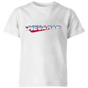 T-Shirt Enfant Logo Mega Man - Blanc - 3-4 ans - Blanc