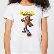 Crash Bandicoot Thumbs Up Womens T Shirt White M crash bandicoot kopen in de aanbieding