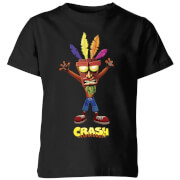 Crash Bandicoot Aku Kids T Shirt Black 9 10 Years crash bandicoot kopen in de aanbieding
