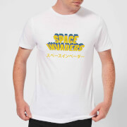 T-Shirt Homme Space Invaders Japonais - Blanc - XS - Blanc