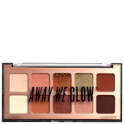 Paleta de sombras de ojos Away We Glow Shadow Palette NYX Professional Makeup 10g - Hooked On Glow