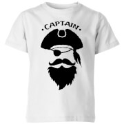 T-Shirt Enfant Captain - Blanc - 3-4 ans - Blanc