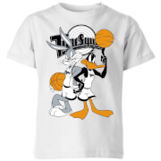 T-Shirt Enfant Bugs et Daffy Time Squad Space Jam - Blanc - 3-4 ans - Blanc