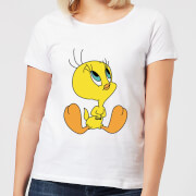 Looney Tunes Tweety Sitting Womens T Shirt White S looney tunes kopen in de aanbieding