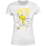 Looney Tunes Tweety Pie More Puddy Tats Womens T Shirt White L looney tunes kopen in de aanbieding Looney Tunes Tweety Pie More Puddy Tats Womens T Shirt White L looney tunes kopen in de aanbieding