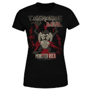 Looney Tunes Tasmanian Devil Monster Rock Womens T Shirt Black Xs looney tunes kopen in de aanbieding