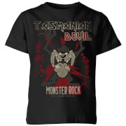 Looney Tunes Tasmanian Devil Monster Rock Kids T Shirt Black 11 12 Years looney tunes kopen in de aanbieding