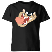 Looney Tunes Tasmanian Devil Face Kids T Shirt Black 5 6 Years looney tunes kopen in de aanbieding