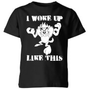 Looney Tunes I Woke Up Like This Kids T Shirt Black 11 12 Years looney tunes kopen in de aanbieding