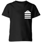 Looney Tunes Taz Stripes Pocket Print Kids T Shirt Black 7 8 Years looney tunes kopen in de aanbieding